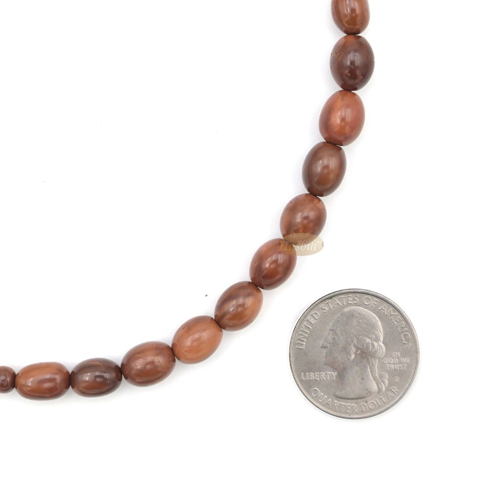 Medium 10x8mm Genuine Kuka Misbaha – Handcrafted 33-bead Muslim Prayer Beads Tasbih