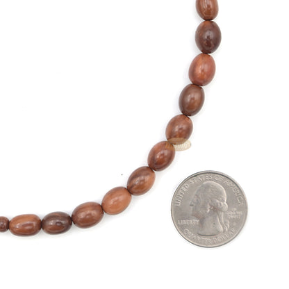 Medium 10x8mm Genuine Kuka Misbaha - Handcrafted 33-bead Muslim Prayer Beads Tasbih