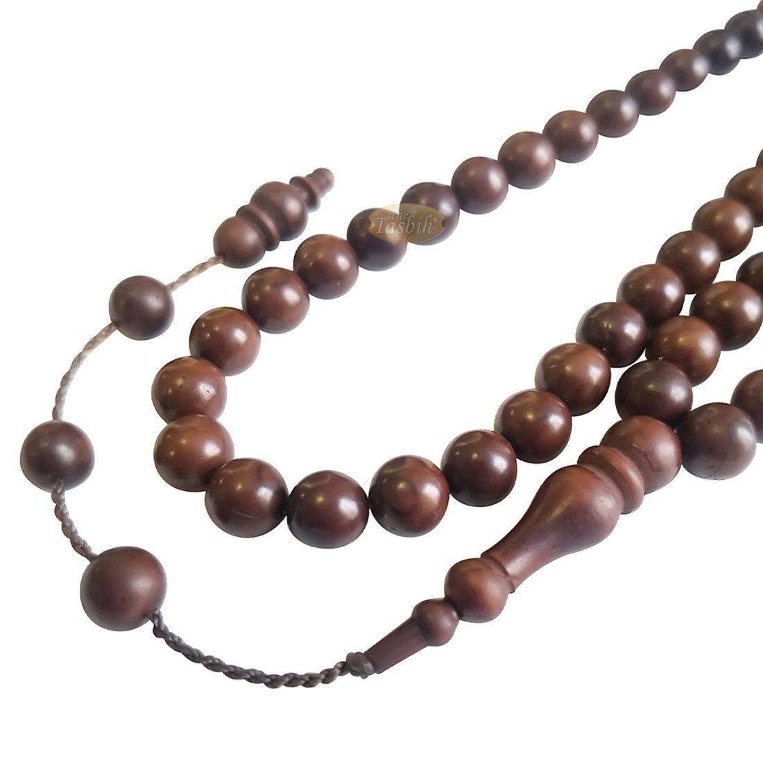 Unique Antique Natural Color 8mm Turkish Kokka – Kuka Seed Prayer Beads – Rosary – Misbaha