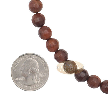 Brown Kuka 99 count Tasbih Prayer Beads – Handcrafted 9 mm Faceted Genuine natural Color Shiny Seed Rosary Beads in Gift Box