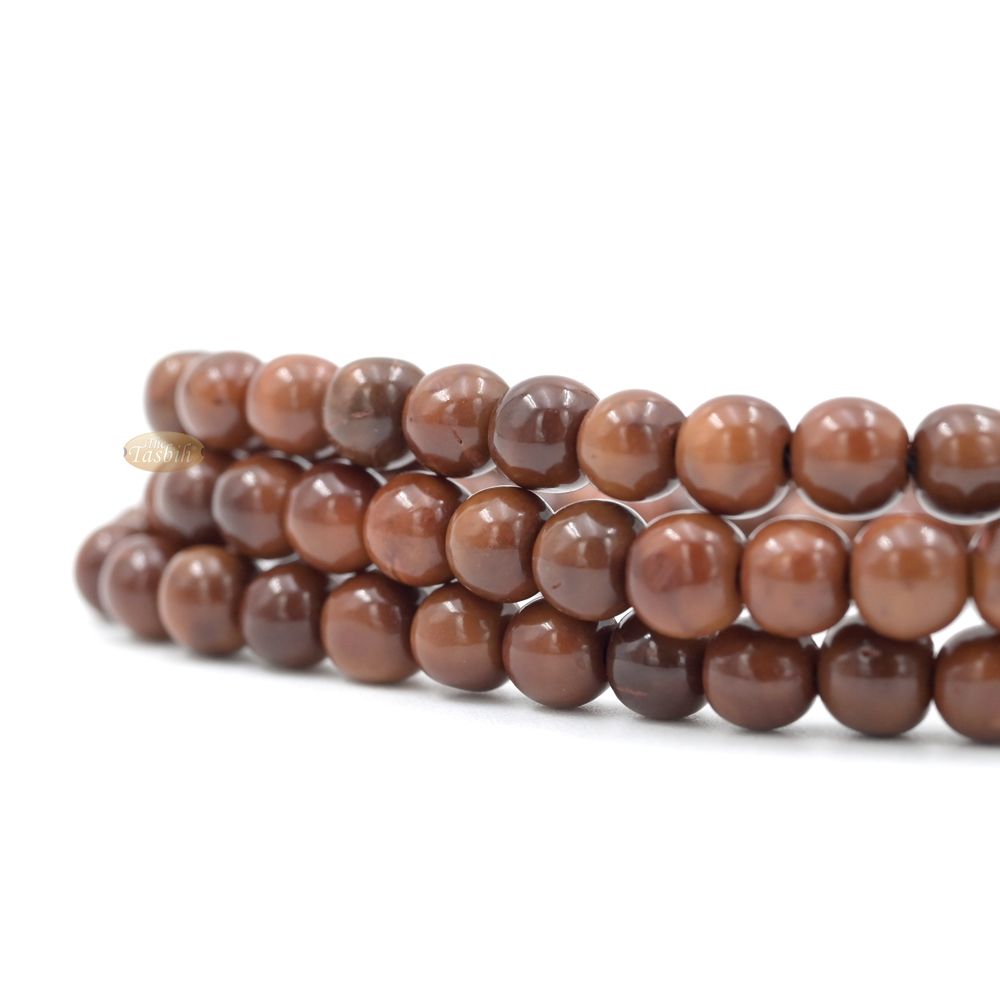 Natural 5 mm Turkish Koka Kuka Rosary Prayer Round-shaped Beads