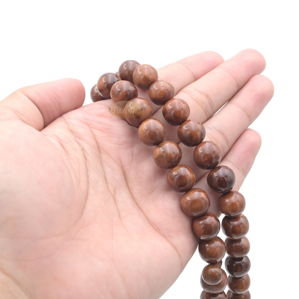 Genuine Large Kuka Misbaha – Round 12 mm Natural Color 99 count