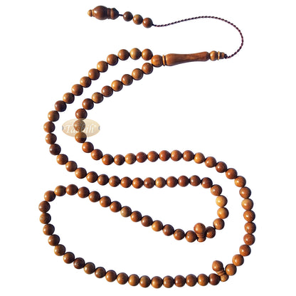 Natural Color 7 mm 99 bead Kuka Tasbih Round Beads