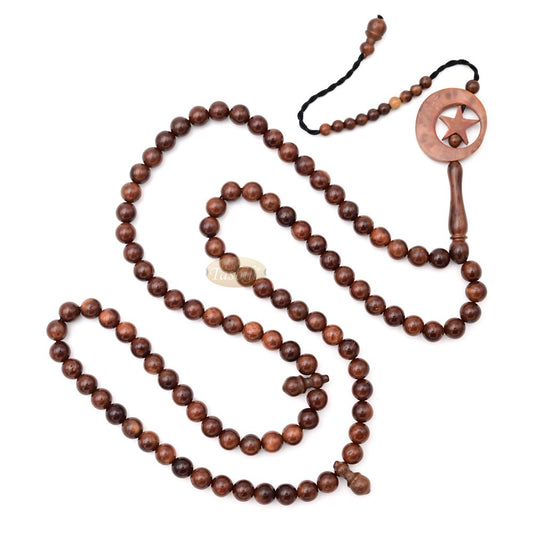 Genuine Kuka 7 mm Round-shaped beads with Sandal Moon Alif Design