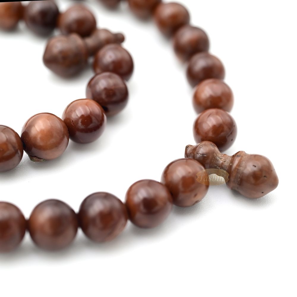 Genuine Kuka 7 mm Round-shaped beads with Sandal Moon Alif Design