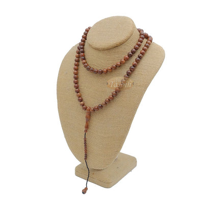 Genuine Kuka Seed Tasbih Sibha 99 count 8.5 mm Beads Handcrafted Islamic Prayer Necklace