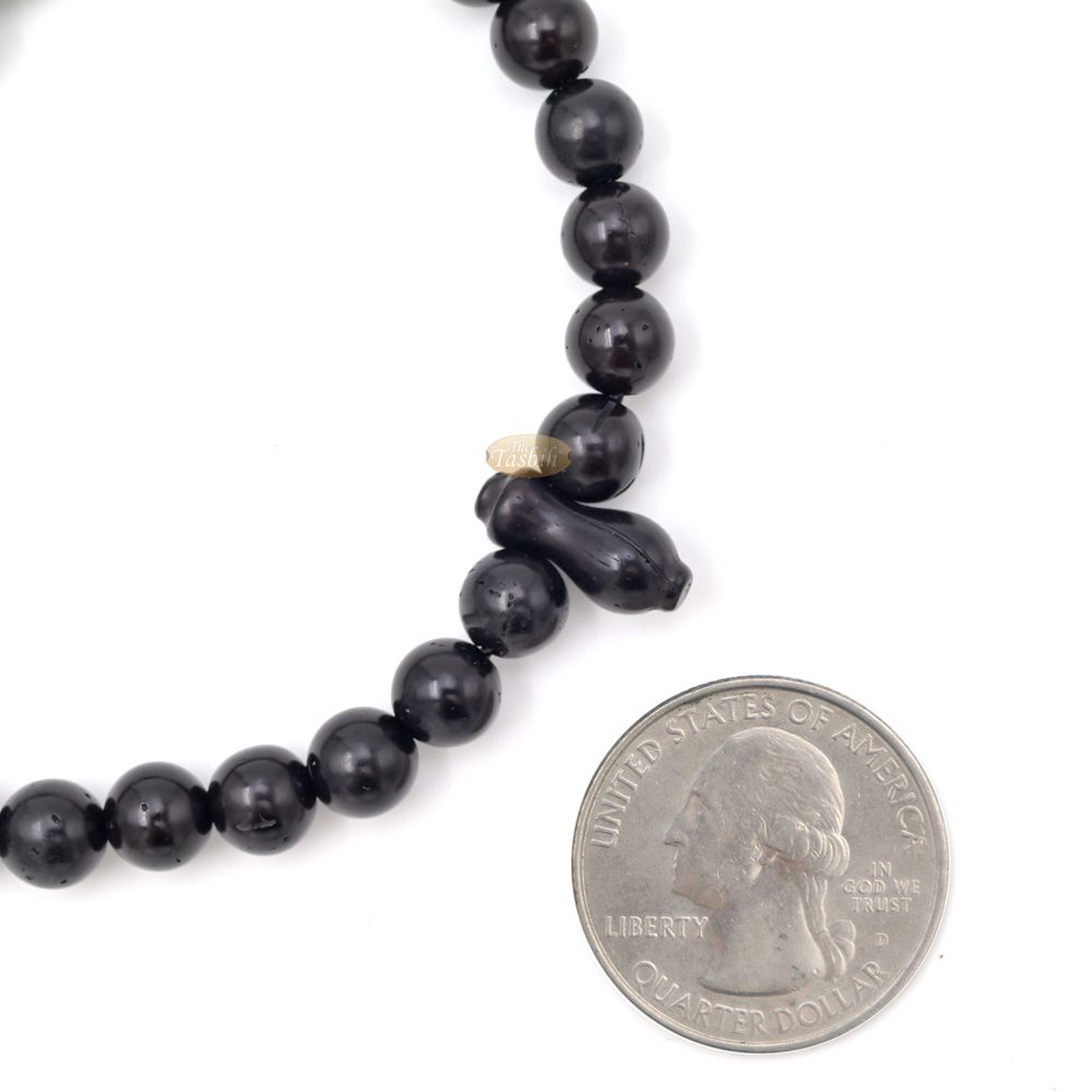 Genuine Kuka 5.5-7mm Round-shaped beads with Green Yarn Stops Design