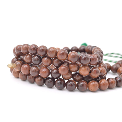 Natural Color Genuine Kuka 99 count Misbaha - Round-shaped Beads with Yarn Stops Choose Sizes 7 to 9mm