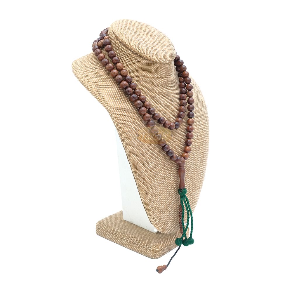 Natural Color Genuine Kuka Misbaha – 9 mm 99 count with Yarn Stops