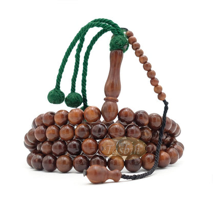 Natural Color Genuine Kuka Misbaha – 99 count with Yarn Stops Choose sizes 6 to 9mm