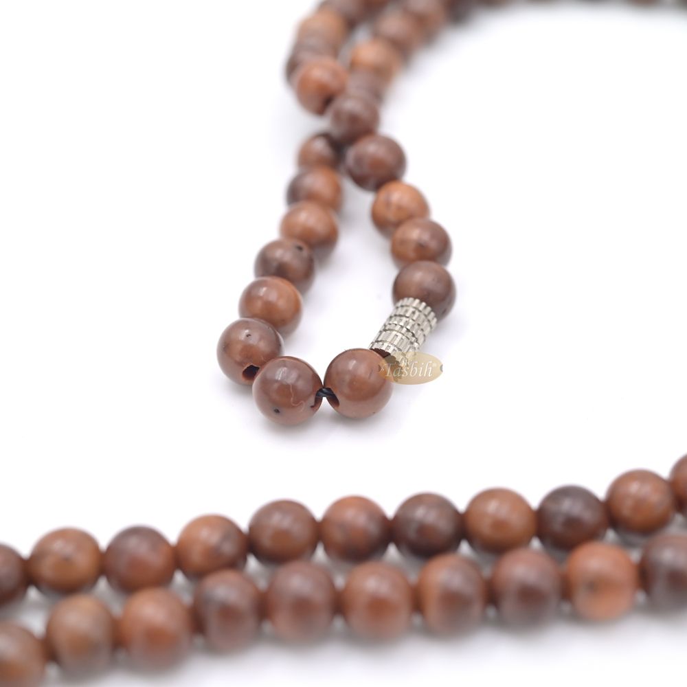 Natural Genuine Kuka 6mm Beads Necklace with Claw Sandal Pendant