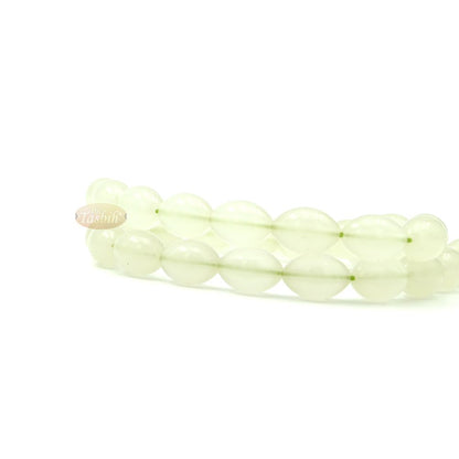 Green Glow-In-The-Dark Plastic Tasbih – 12×9 mm Prayer Beads Subha
