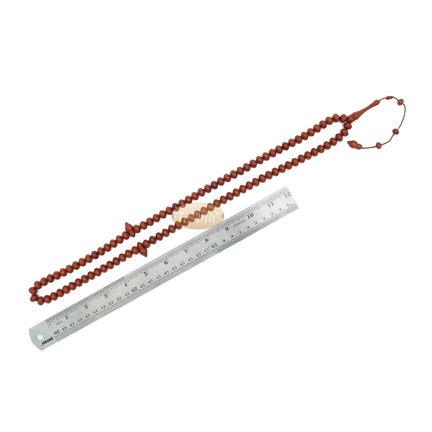 Tasbih Misbaha Monomer Warna Coklat 8x10 mm Tasbih Islam