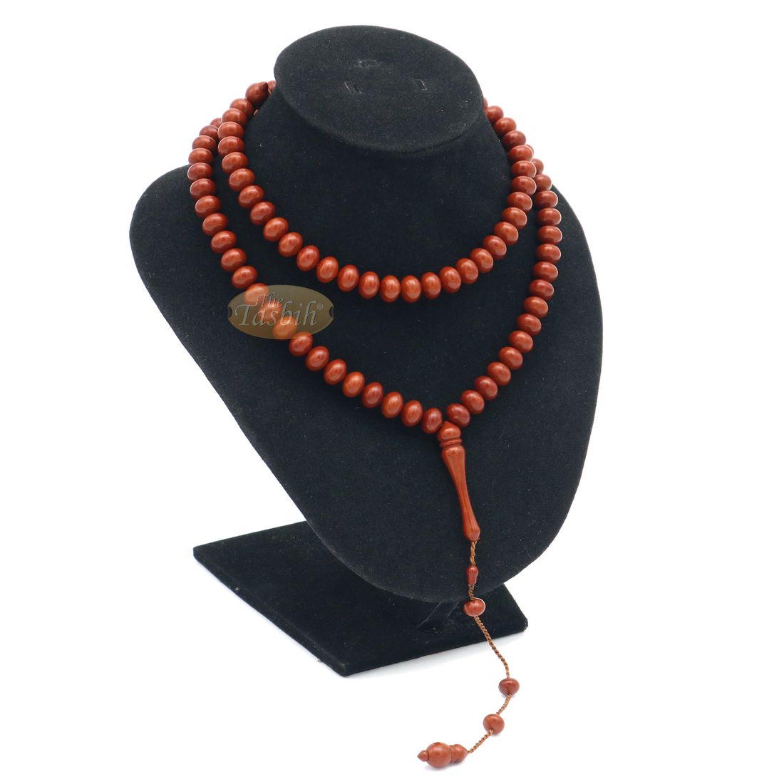 8x10mm Brown Color Monomer Misbaha Prayer Beads Islamic Rosary