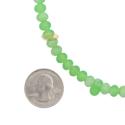 Tasbih Kecil Marmar Hijau Kuning Plastik Tasbih 6x5mm