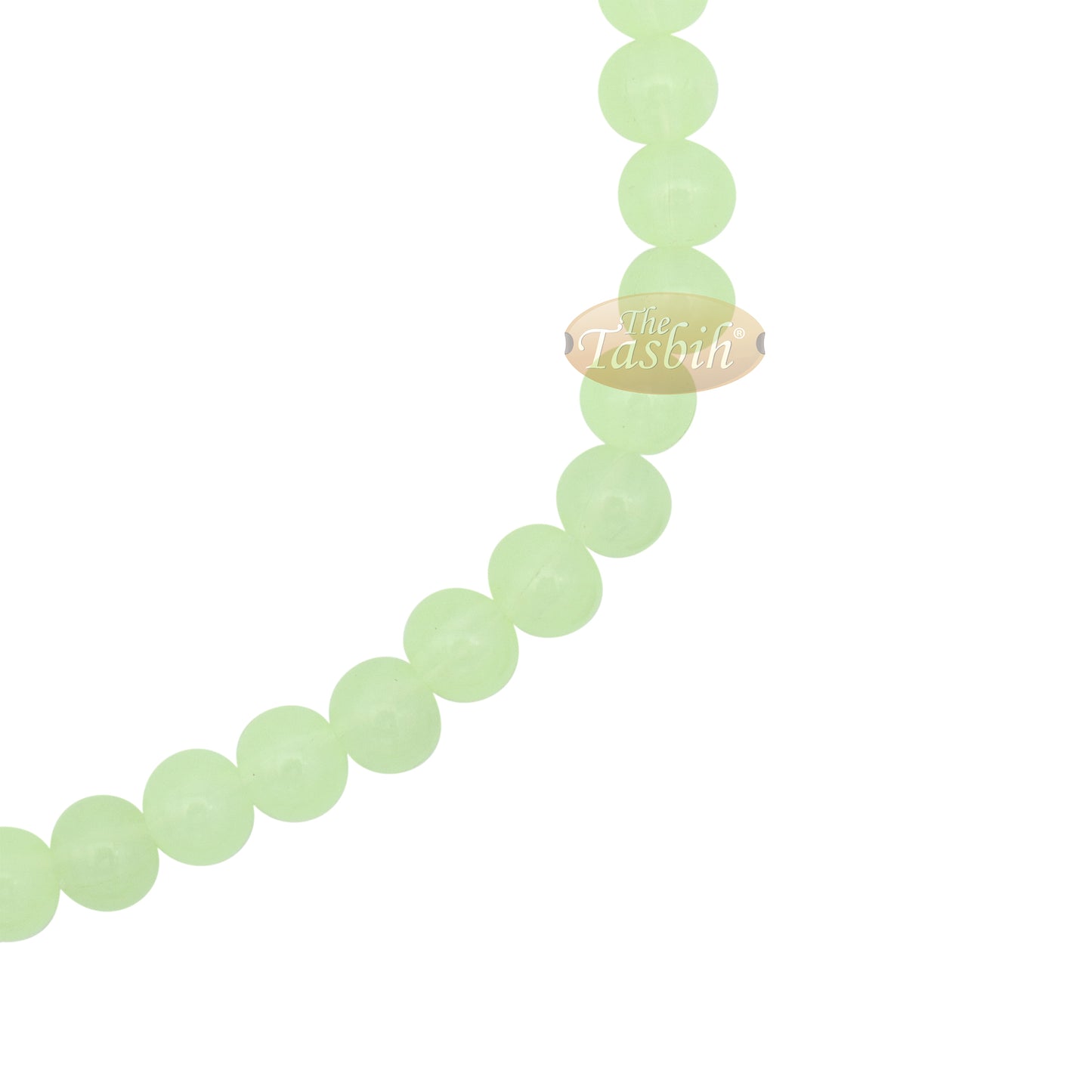 Tasbih Plastik Glow-In-The-Dark dengan Tasbih Subha 8 mm