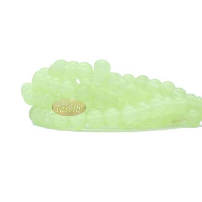 Glow-In-The-Dark Plastic Tasbih with 8 mm Prayer Beads Subha