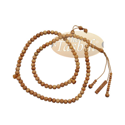 Large Scented Pine Wood Tasbih 10-mm Beads Prayer Beads