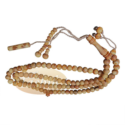 Large Scented Pine Wood Tasbih 10-mm Beads Prayer Beads