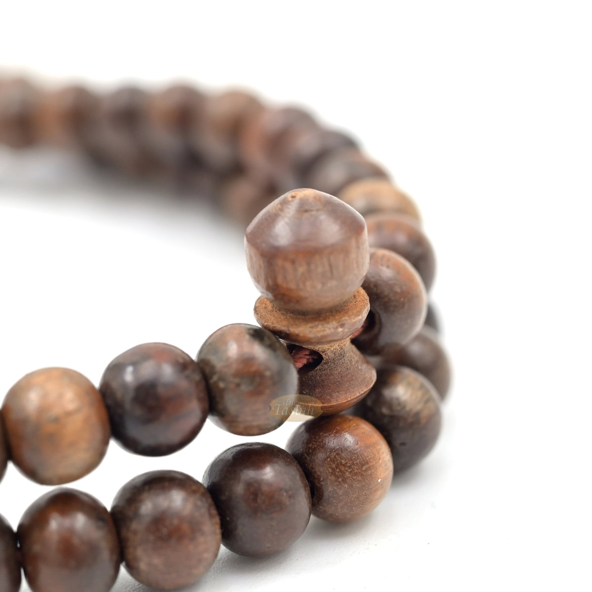 Handcrafted Ironwood 99-Bead Dhikr Beads - Muslim 7 mm Round-Shaped Tasbih