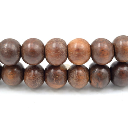 Handcrafted Ironwood 99-Bead Dhikr Beads - Muslim 7 mm Round-Shaped Tasbih