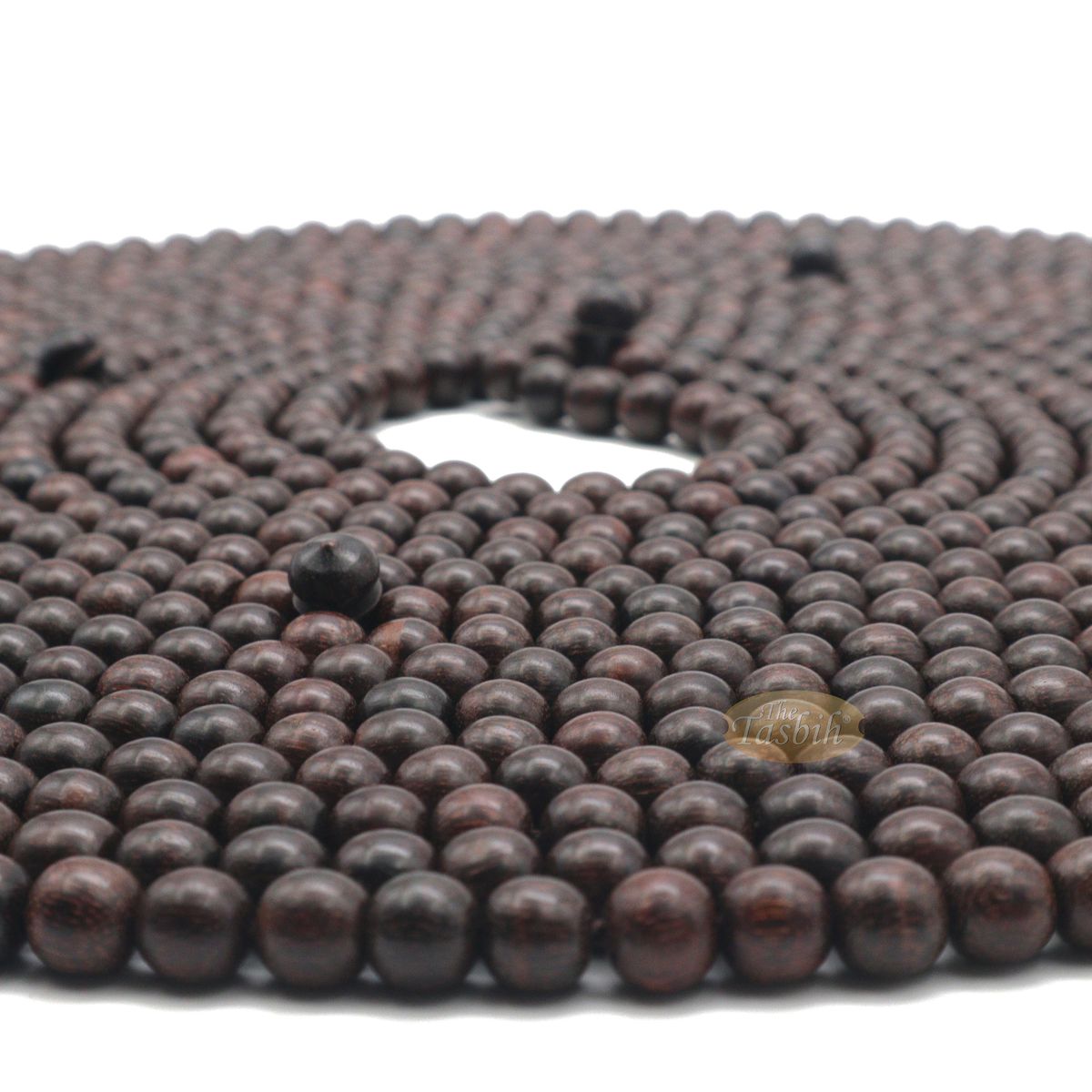1000-Bead Tamarind Tree Tasbih 8 mm Sufi Prayer Beads with Tassels