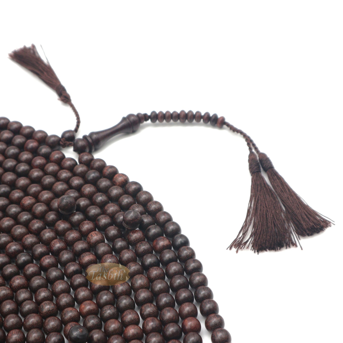 Tasbih Pohon Asam Jawa 1000 Butir 8 mm Tasbih Sufi dengan Rumbai