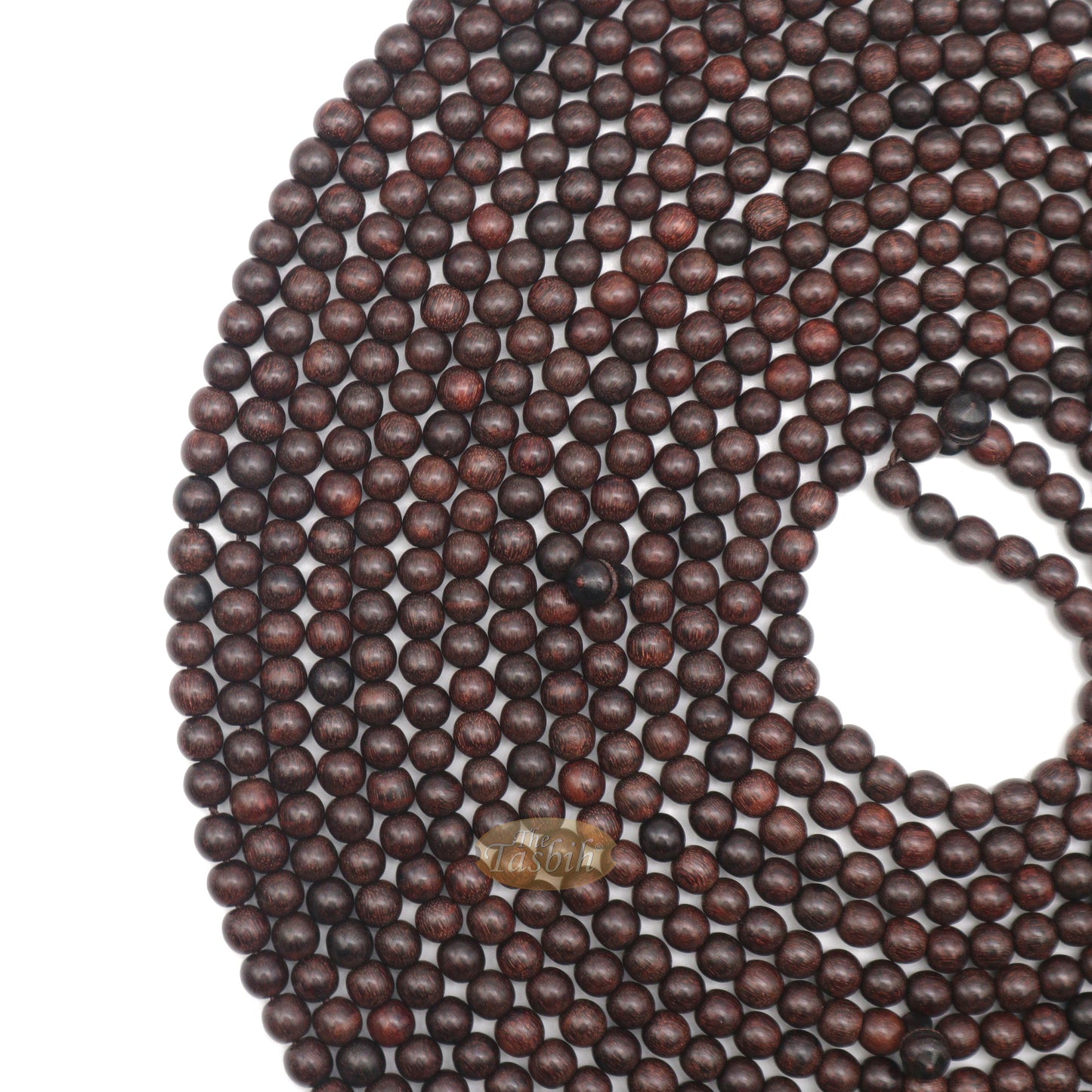 Tasbih Pohon Asam Jawa 1000 Butir 8 mm Tasbih Sufi dengan Rumbai