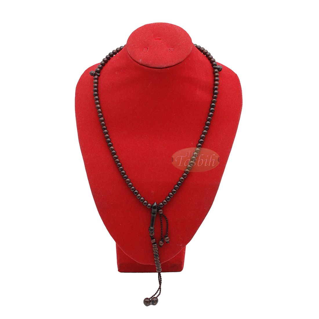 Tamarind 6mm Dense Wood Rosary Tasbih 99-beads & Counters