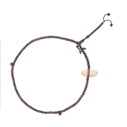 Tamarind Wood Rosary 8 mm-Bead Dense Wood Tasbih with 99-Beads