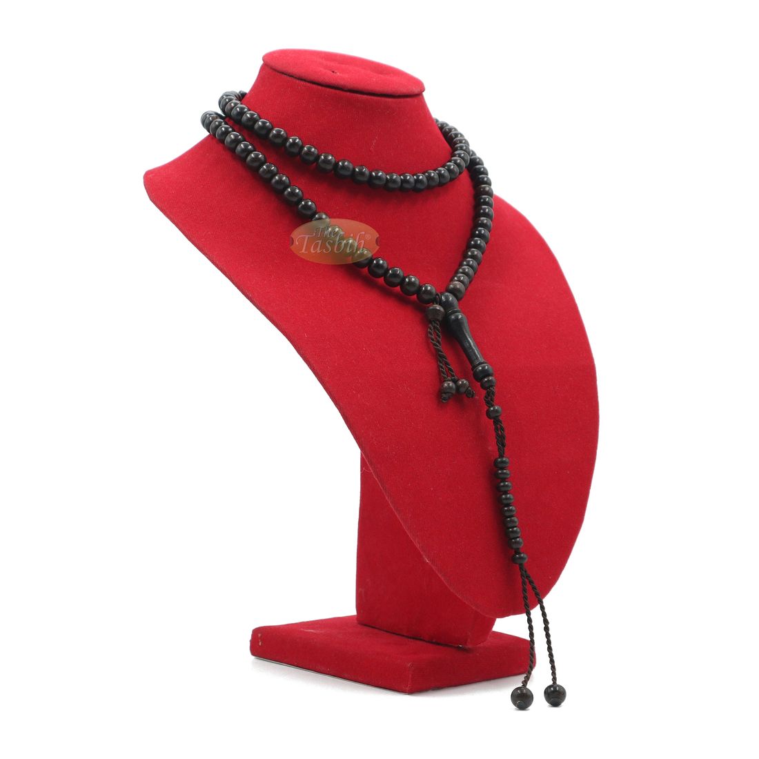 Tamarind 9mm Dense Wood Rosary Tasbih 99-beads & Counters