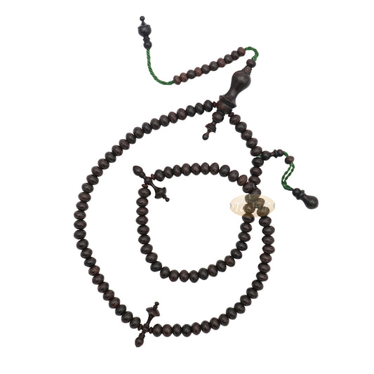 Tasbih Pohon Asam Jawa 6x8 mm 100 Butir Tasbih Buatan Tangan