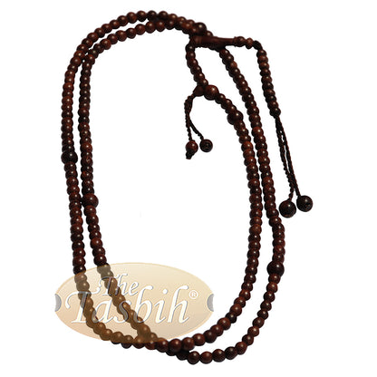 Natural Unique Naqshbandi Tariqah Tasbih Tamarind 6mm Prayer Beads