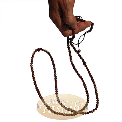 Natural Unique Naqshbandi Tariqah Tasbih Tamarind 6mm Prayer Beads