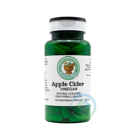Worthy Herbs Apple Cider Vinegar Vegetarian Soft-Gel Capsules – 100 ct