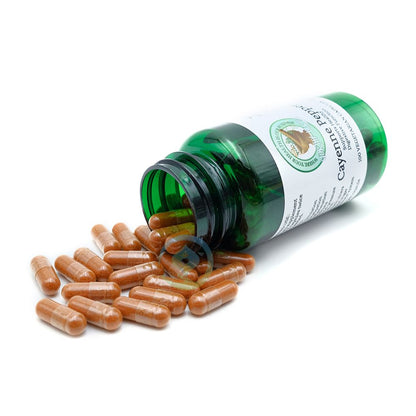 Worthy Herbs® Cayenne Pepper Vegetarian Soft-Gel Capsules – 100 ct