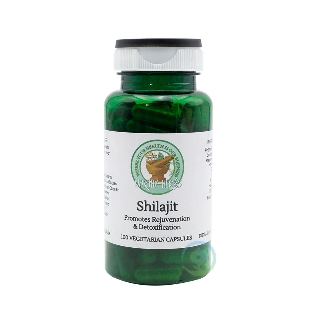Worthy Herbs Shilajit Vegetarian Soft Gel Capsules – 100 ct