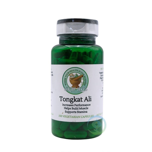 Worthy Herbs® Tongkat Ali Vegetarian Soft-Gel Capsules – 100 ct