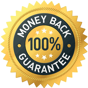 100% Money back guarantee